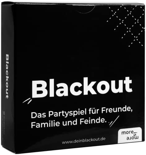 more is more Blackout - das Partyspiel für Freunde