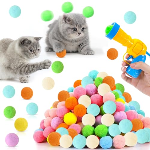 NHYDZSZ Katzenspielzeug 100 Bälle
