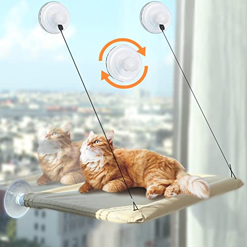 DIDUDE Fenster Katzenhängematte für Katzen Bis 25kg