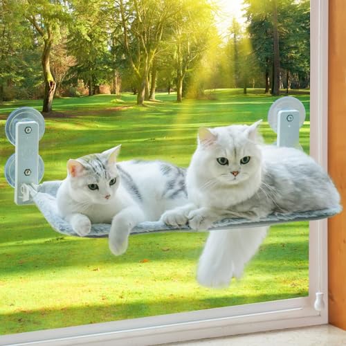 MEWOOFUN Katzen Hängematte Fensterplätze für Katzen