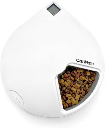 Cat Mate C500 Automatischer Futterautomat mit 5 Schüsseln