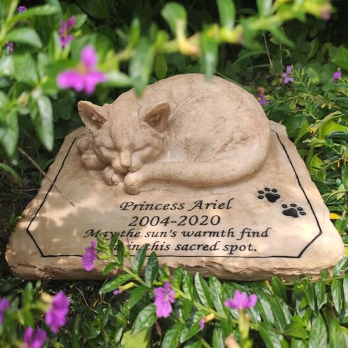 PTATT Personalisierte Katzen-Gedenksteine