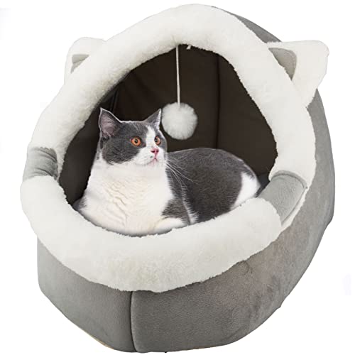 ZNewYear Katzenbetten für den Innenbereich mit hängendem Spielzeug