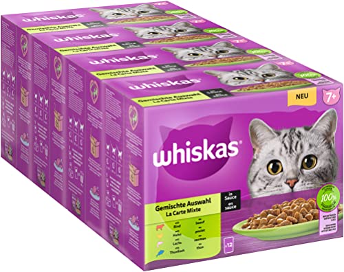 whiskas Senior 7+ Katzennassfutter Gemischte Auswahl