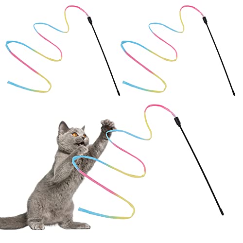 Molain Cat Zauberstab Regenbogenspielzeug 3pcs Rainbow