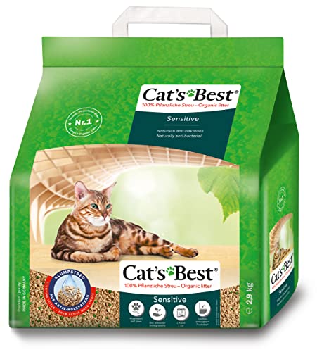 Cat's Best Sensitive, 100 % pflanzliche Katzenstreu