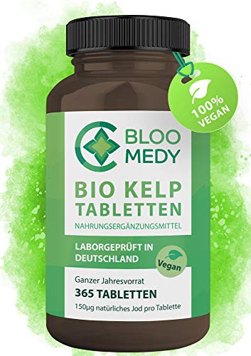 BLOOMEDY Bio Kelp Jod – 365 vegane