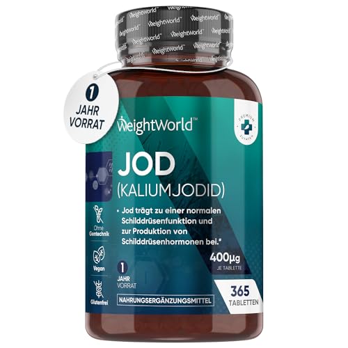 WeightWorld Jod Tabletten 400µg