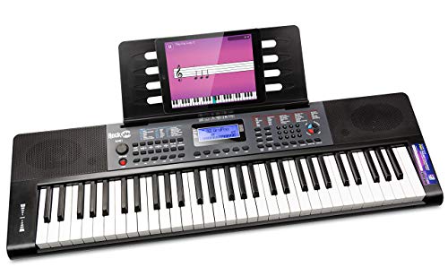 RockJam 61 Key Keyboard Piano with Pitch Bend