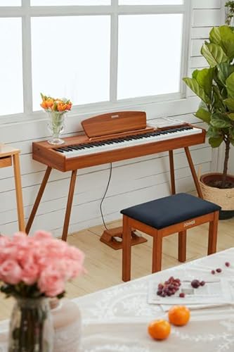 Keyboardbank im Bild: Donner Klavierbank mit Stauraum