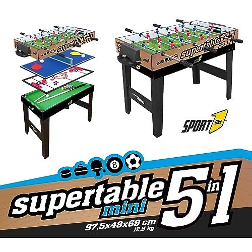Sport1 Supertable Mini 5-in-1 Kickertisch
