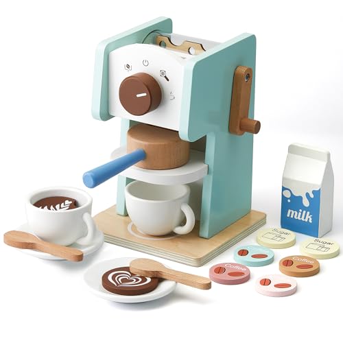 medoga Kinder-Kaffeemaschinen-Spielzeug mit Mühle