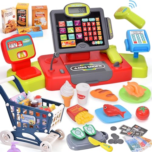 Tacobear Kinderkasse Spielzeug Elektronisch Kasse Kaufladen