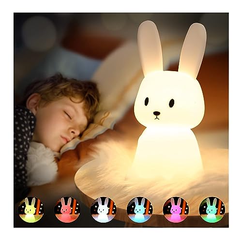 SOLIDEE Bunny Silikon Nachtlicht Kinder USB