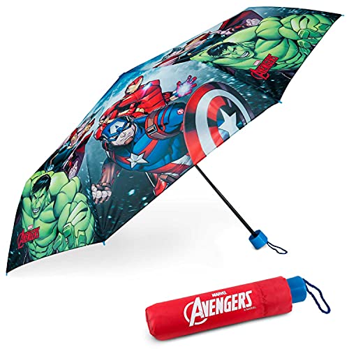 BONNYCO Regenschirm Kinder Avengers Regenschirm Sturmfest