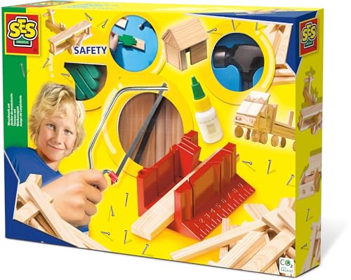 SES Werkzeugset Luxus Kinder-Bastelkit