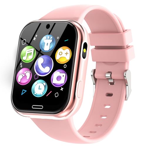 Igreeman Smartwatch Kinder-Uhr Telefon für Mädchen
