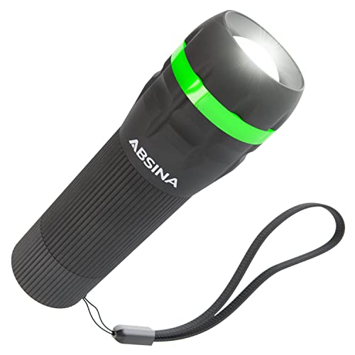 ABSINA kleine LED Taschenlampe batteriebetrieben