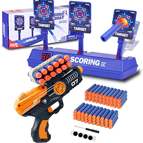 FOR21JOYS Spielzeug Pistole und Zielscheibe für Nerf