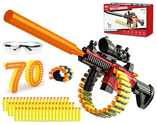 VATOS Spielzeugpistolen Sniper Blaster Gun mit Kettenmagazin