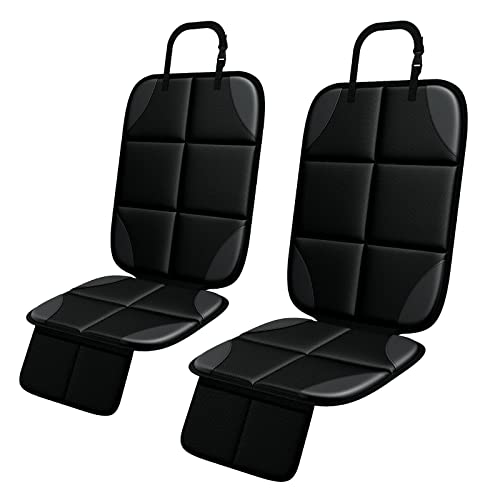 Lescars Kindersitz-Unterlage Basic fürs Auto, 3 Netztaschen,  Isofix-geeignet