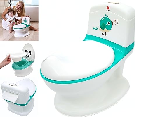 Kindertöpfchen mit Spülgeräusch- Ideal als erste Toilette