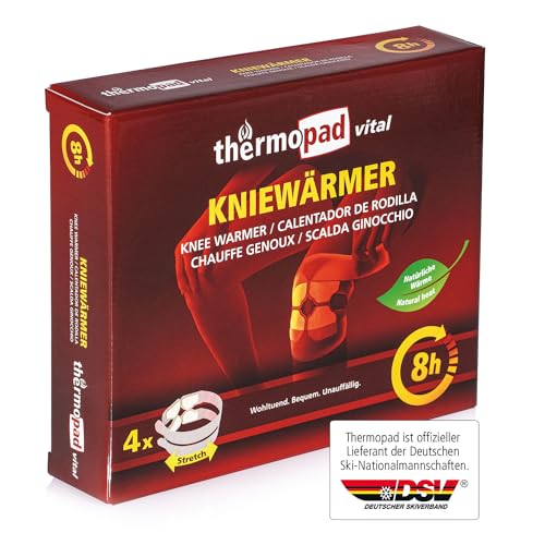 Thermopad DAS ORIGINAL Kniewärmer 4er-Pack für bis zu 8 Stunden