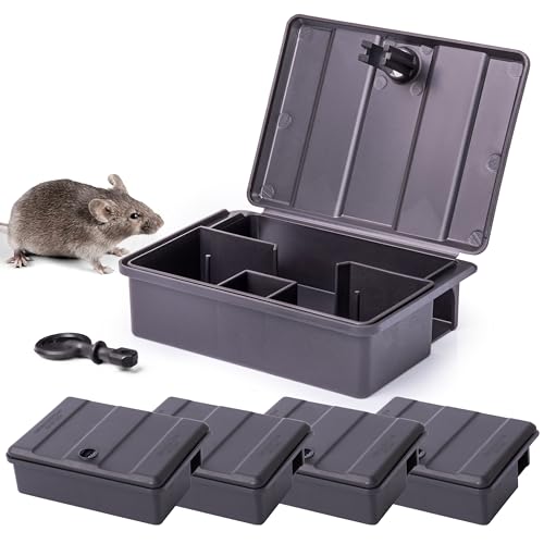 PINEEA Köderbox Mäuse Set (5 Stück)