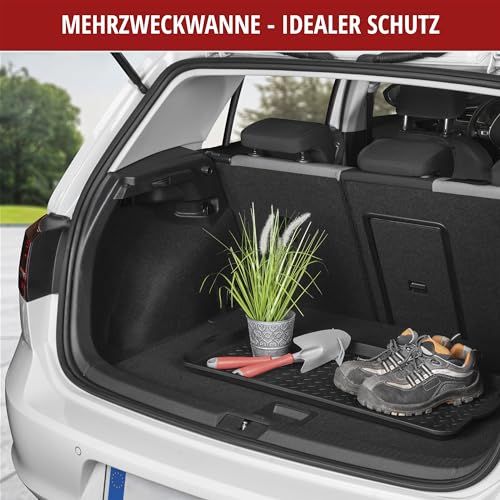 AZUGA Gummi Kofferraummatte mit erhöhtem Rand passend für VW Golf