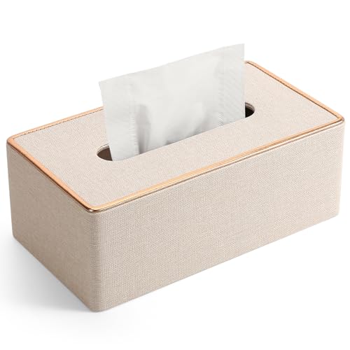 LADSTAG Taschentuchbox Taschentuchspender aus PU Leder