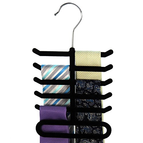 Hangerworld 3 Krawatten Kleiderbügel für 10 Krawatten
