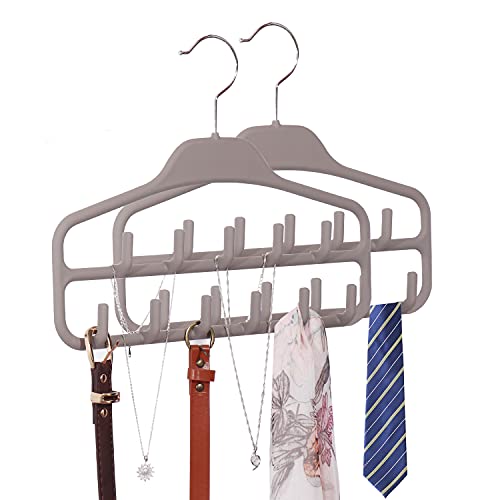 HYMIKO 2 Stück Krawattenhalter Gürtelhalter Krawatte