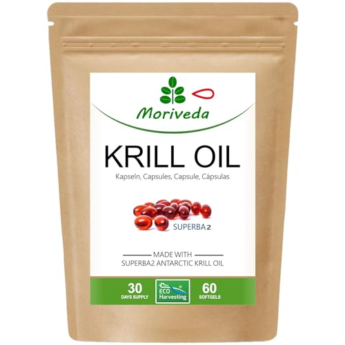 MoriVeda Superba Premium Krillöl Softgel Caps