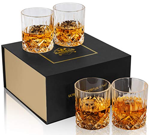 KANARS 4er Set Whisky Gläser