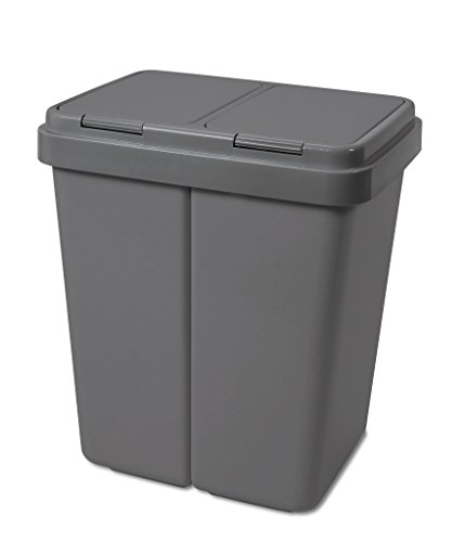 Alpfa Kunststoff Müllbehälter 2 x 25 L