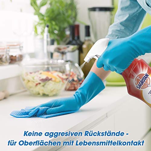 Küchenreiniger im Bild: Sagrotan Küchen-Allzweck-Reiniger Spritzige Zitrone – 2in1