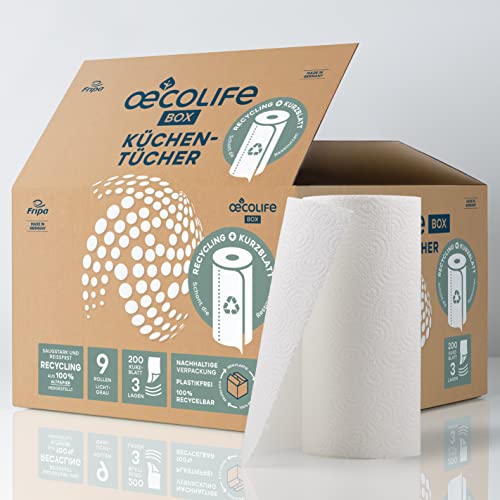 œcolife oecolife Küchentücher Box RECYCLING