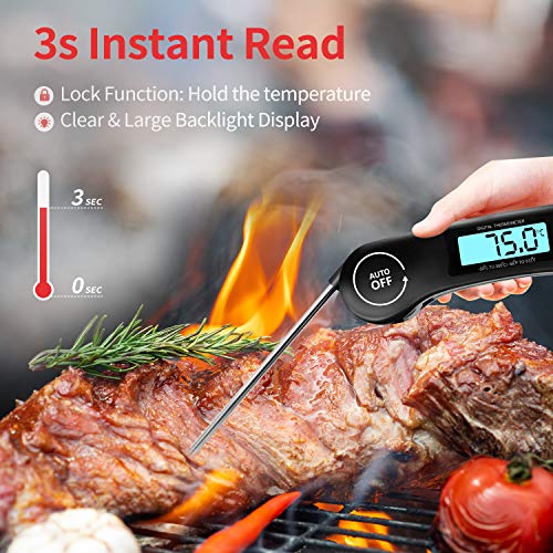 Fleischthermometer Essen Instant Read Thermometer Kochen Bbq  Küchenthermometer