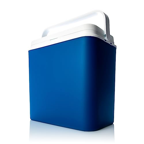 BigDean Kühlbox 24 Liter blau/weiß