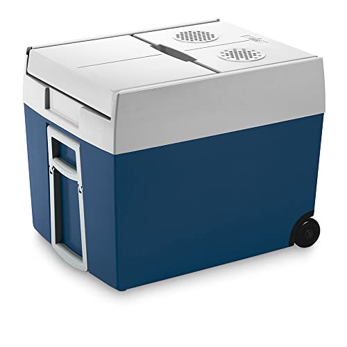 Steamy-E Elektrische Kompressor-Kühlbox mit zwei Zonen mit Rollen (45  Liter)