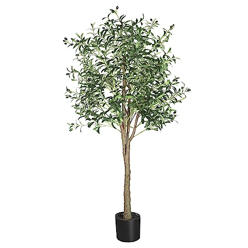 YOLEO Künstlicher Olivenbaum 180cm kunstpflanze Künstliche