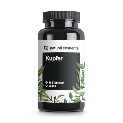 natural elements Kupfer – 365 vegane Tabletten