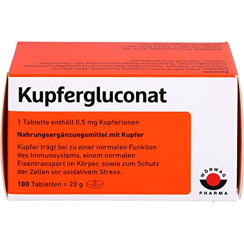 Wörwag Pharma GmbH & Co. KG Kupfergluconat Tabletten