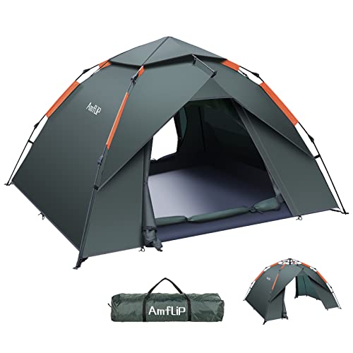 Amflip Camping Zelt Automatisches 3 Mann Personen Instant (ZPL00002)