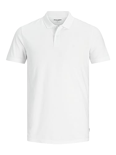 JACK & JONES Herren Polo Shirt Pique Kurzarm Hemd Basic T