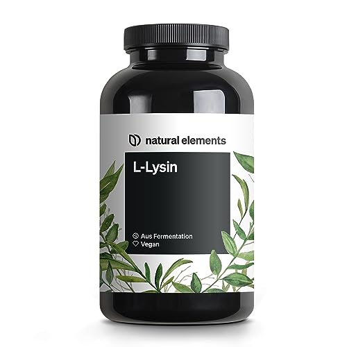 natural elements L-Lysin – 365 Kapseln –
