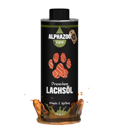 alphazoo Premium Lachsöl Hunde & Katzen 500 ml