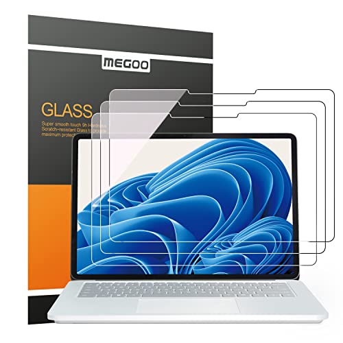 MEGOO 3 Stück Glas-Displayschutzfolie für Microsoft (Surface Laptop Studio 2/ Laptop Studio)