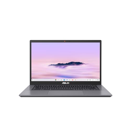 ASUS Chromebook Plus CX34 Laptop | 14" FHD entspiegeltes IPS Display | Intel Core i3-1215U | 8 GB RAM | 128GB UFS | Intel UHD | ChromeOS | QWERTZ Tastatur | Grey (CX3402CBA-PQ0113)