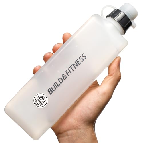 Build & Fitness Gebogene Wasserflasche für Laufgürtel